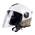 Casque de moto ouvert - Casque de moto chopper - Deux couleurs