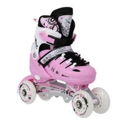Patins de glisse avec platine interchangeable x4 pour tous les niveaux