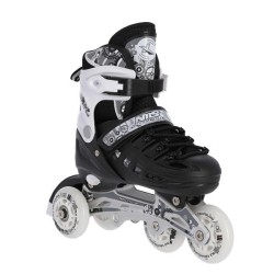Patins à glace et rollers avec platine interchangeable x4 pour tous les niveaux design cyan