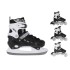 Patins à glace et rollers avec platine interchangeable x4 pour tous les niveaux design cyan