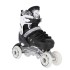 Patins à glace et rollers avec platine interchangeable x4 pour tous les niveaux design rose