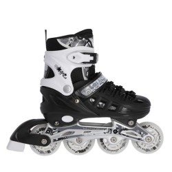 Patins à glace et rollers avec platine interchangeable x4 pour tous les niveaux design rose