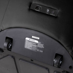 Fauteuil de massage haut de gamme - Rouge et noir