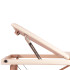 Table de massage 3 pièces en bois transportable - Noir