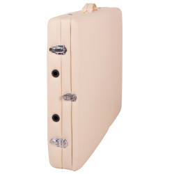 Table de massage 3 pièces en bois transportable - Noir