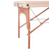 Table de massage 3 pièces en bois avec accoudoirs amovibles - or