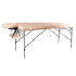 Table de massage professionnelle 2 pièces en aluminium - Orange