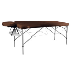 Table de massage professionnelle 2 pièces en aluminium - Orange