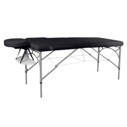 Table de massage professionnelle 2 pièces en aluminium - Orange