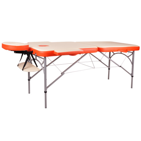 Table de massage professionnelle orange