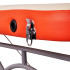 Table de massage professionnelle 2 pièces en aluminium - Orange