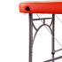 Table de massage professionnelle 2 pièces en aluminium - Orange