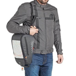Sac de réservoir magnétique double pour moto - Avec housse de pluie