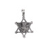 pendentif tête de mort métalleux