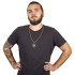 Pendentif en acier inoxydable tête de mort pour biker
