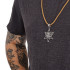 Pendentif en acier inoxydable tête de mort pour biker