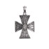 Pendentif en croix médiévale pour motard