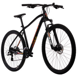 Vélo de montagne ultra robuste 24 vitesses avec freins hydrauliques - noir