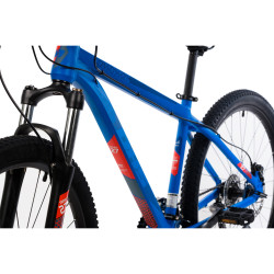 Vélo de montagne moderne robuste 24 vitesses et roues de 27,5 pouces - Bleu ou jaune