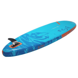 Planche à pagaie avec accessoires bleu motif vague - capacité de 135 kg
