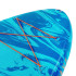 Planche à pagaie avec accessoires bleu motif vague - capacité de 135 kg