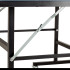 Table de tennis de professionnelle roulante et pliable - noire