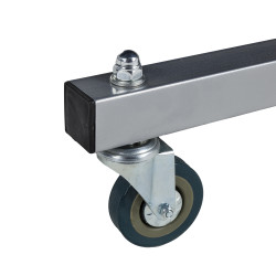 Table de tennis de table roulante haut de gamme et pliable - bleue