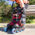 Patins à roulettes ajustables pour enfant - système de fixation rapide