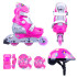 Ensemble patins à roulettes et casque enfant