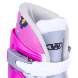 Ensemble de patins à roulettes pour enfants et casque - Avec roues lumineuses