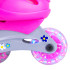 Ensemble de patins à roulettes pour enfants et casque - Avec roues lumineuses