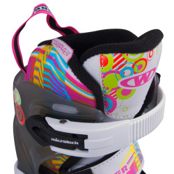 Patins à roulettes avec roues lumineuses - système QuickLace