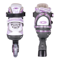 Patins à roulettes au look intemporel - roues lumineuses