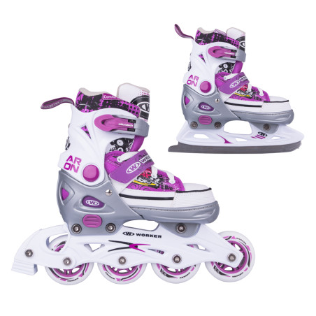 Patins à roulettes 2-en-1