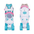 Patins 3 en 1 ajustables avec châssis incliné - lames à glace / roulettes / rollers