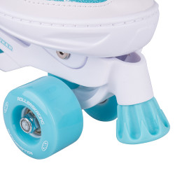 Patins 3 en 1 ajustables avec châssis incliné - lames à glace / roulettes / rollers
