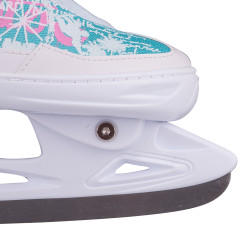 Patins 3 en 1 ajustables avec châssis incliné - lames à glace / roulettes / rollers
