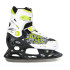 Patins/lames à roulettes et glace 2 en 1- vert