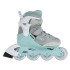Rollers ajustables pour enfants gris - 4 tailles de serrage