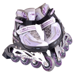 Patins à roues alignées pour femme - Rollers à frein amovible