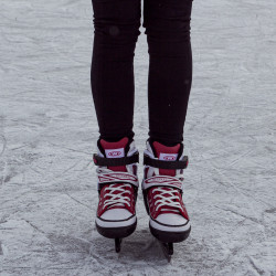 Patins 2-en-1 - Lames à roulettes et à glace - Rouge