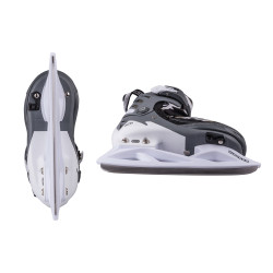Patins à roulettes 2-en-1 - Patins à glace adaptables et ajustables