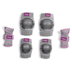 Ensemble de patins à roulettes pour enfants FILA J-One Girl - Protections