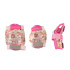 Pack complet de rollers avec protections pour enfants - rose