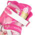 Pack complet de rollers avec protections pour enfants - rose