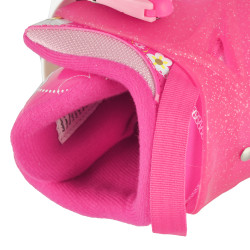 Pack complet de rollers avec protections pour enfants - rose