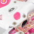 Pack complet de rollers avec protections pour enfants - rose
