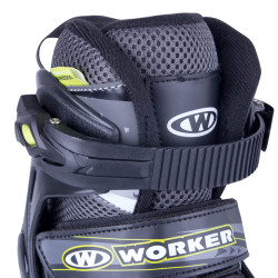 Patins à roulettes ajustables et confortables - Rollers adultes noir