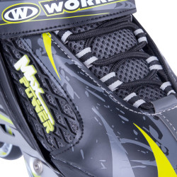 Patins à roulettes ajustables et confortables - Rollers adultes noir
