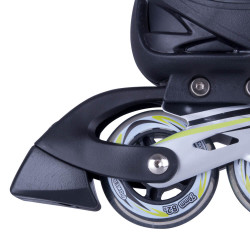 Patins à roulettes ajustables et confortables - Rollers adultes noir